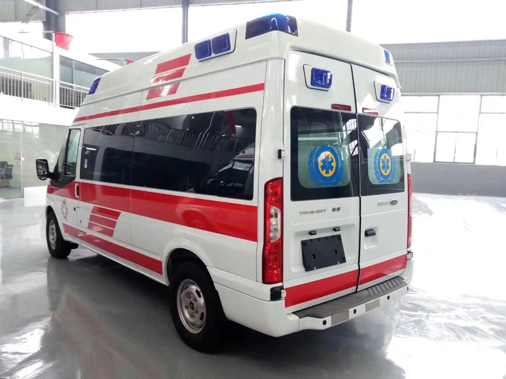 国六福特V348长轴高(福星顶)救护车