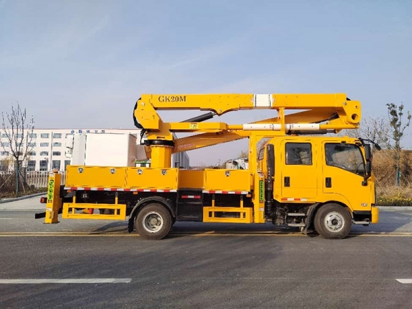 东风双排5110绝缘臂高空车车